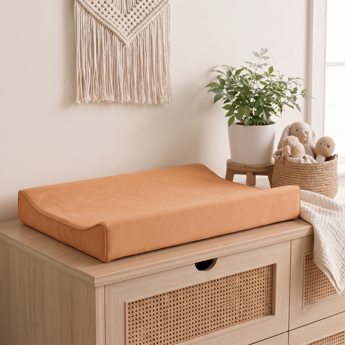 Wipe-Clean Baby Changing Pad with Raised Sides, 80 x 40 cm