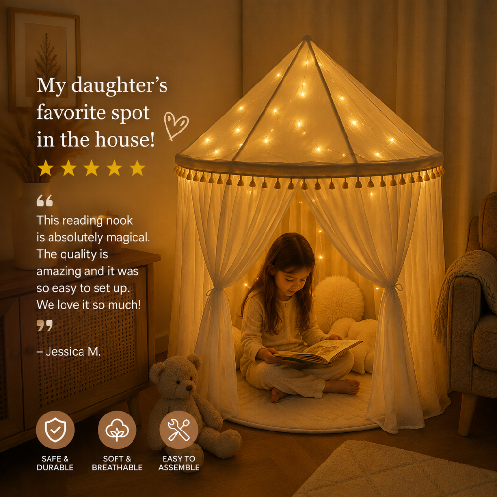 USB LED Fairy Lights for Play Tents, Warm White – 1.5 m