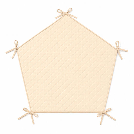 Quilted Cotton Floor Mat for Play Tent