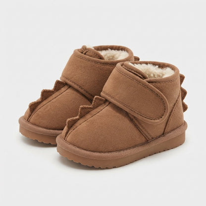 Kids Dinosaur Snow Boots with Insulated Lining
