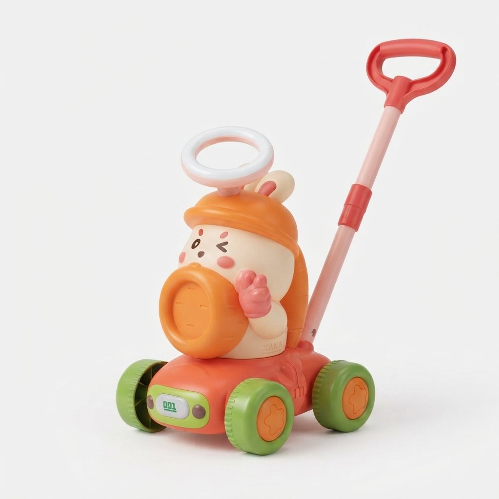 Kids Bubble Push Toy with LED Lights, USB Rechargeable