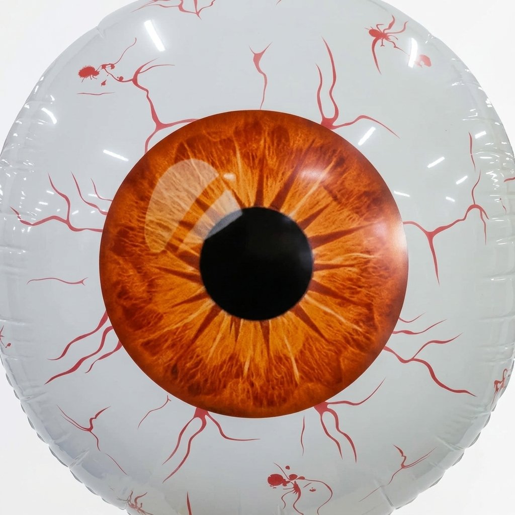 Bloodshot Eyeball Foil Balloon for Halloween – 22 Inch