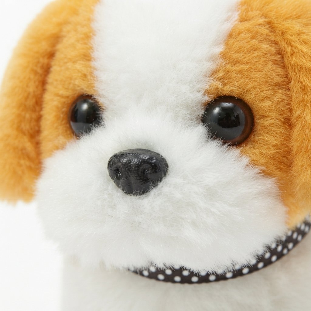 Interactive Robot Puppy with Plush Coat, Walking and Barking
