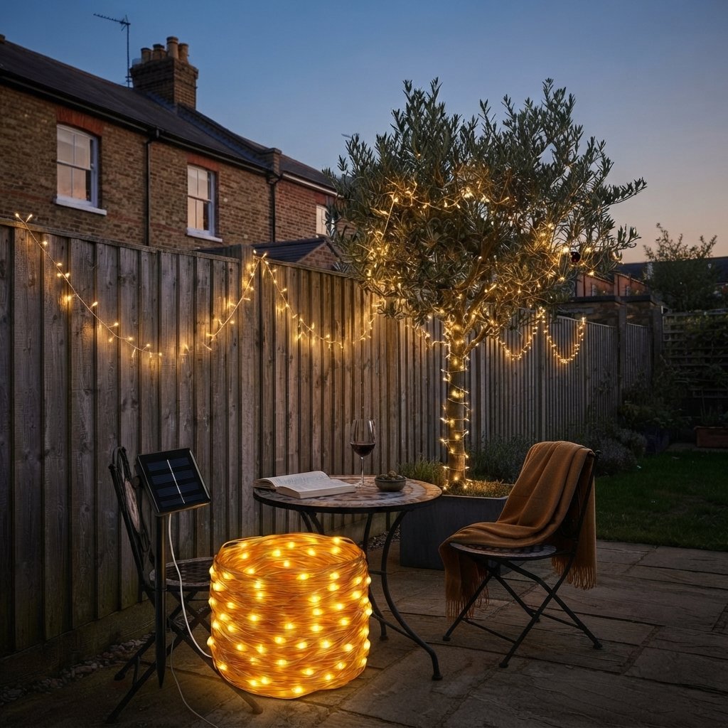 Solar Fairy Lights with 8 Modes for Outdoor Use
