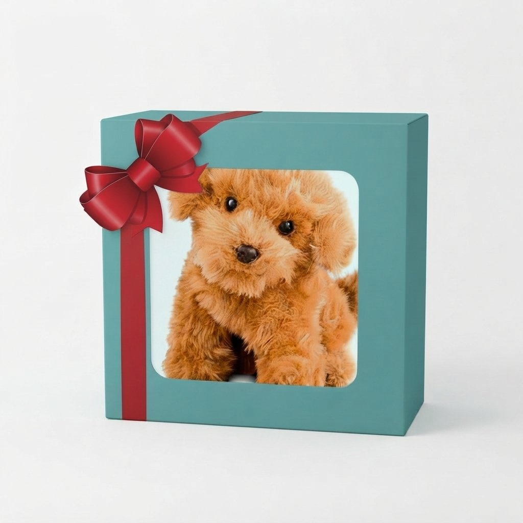 Interactive Plush Puppy Toy with Walking, Tail Wagging and Barking