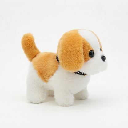 Interactive Robot Puppy with Plush Coat, Walking and Barking