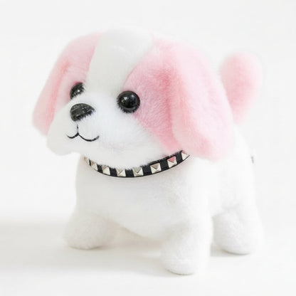 Interactive Robot Puppy with Plush Coat, Walking and Barking