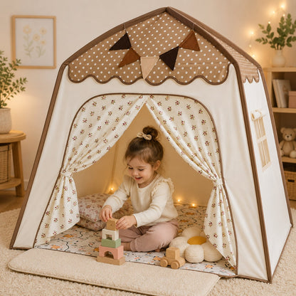 Kids Canopy Play Tent with Fibreglass Rods