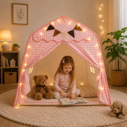 Kids Canopy Play Tent with Fibreglass Rods