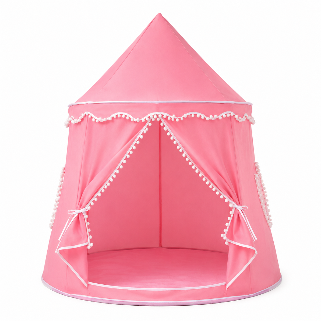 Kids Indoor Teepee Play Tent with Support Poles