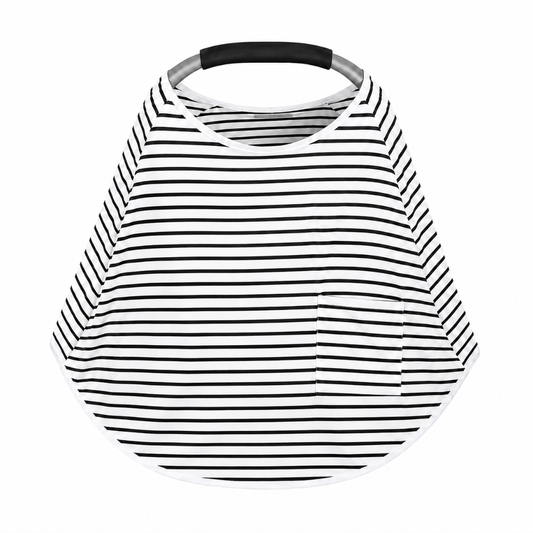 Stretch Cotton Blend Nursing Cover with 360° Coverage