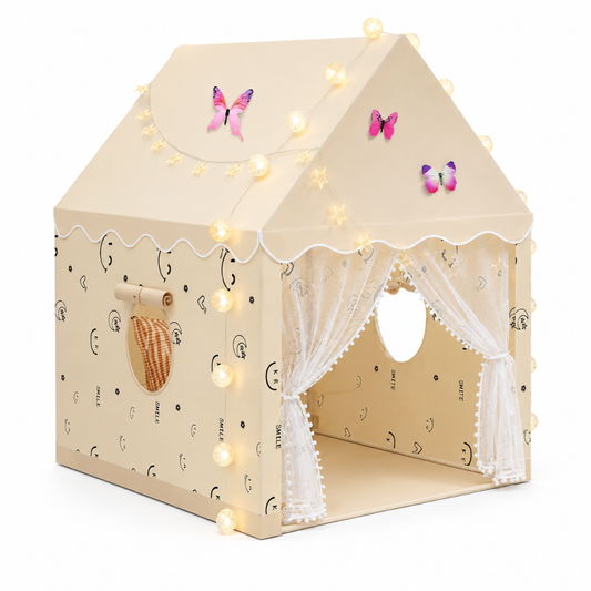 Princess Play Tent with USB Star Lights and Flags