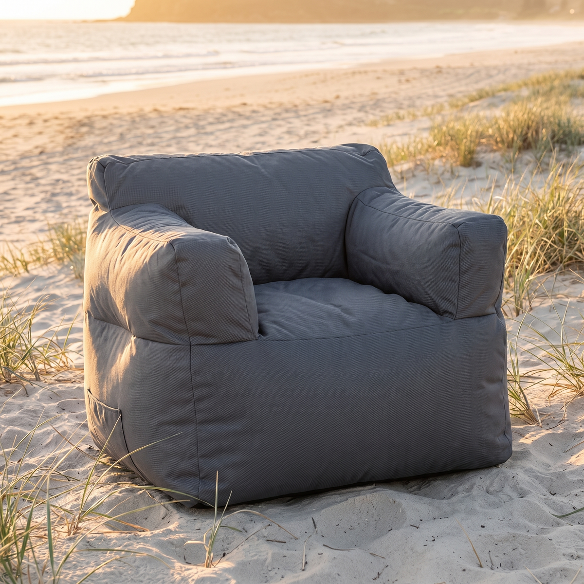 Outdoor Kids Bean Bag Cover in Olefin with Gift Bag, Sage