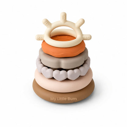 Silicone Stacking Teether Rings