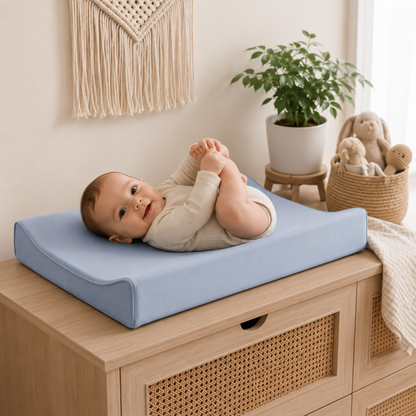 Wipe-Clean Baby Changing Pad with Raised Sides, 80 x 40 cm